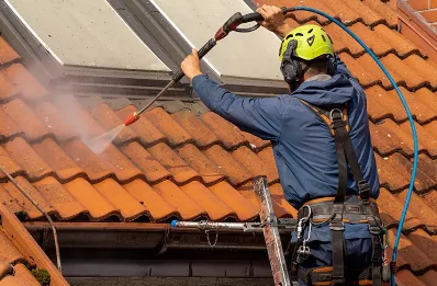 Démoussage et hydrofuge de toiture à Saint-Martin-de-Lerm